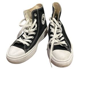 Converse Black and White High-Tops